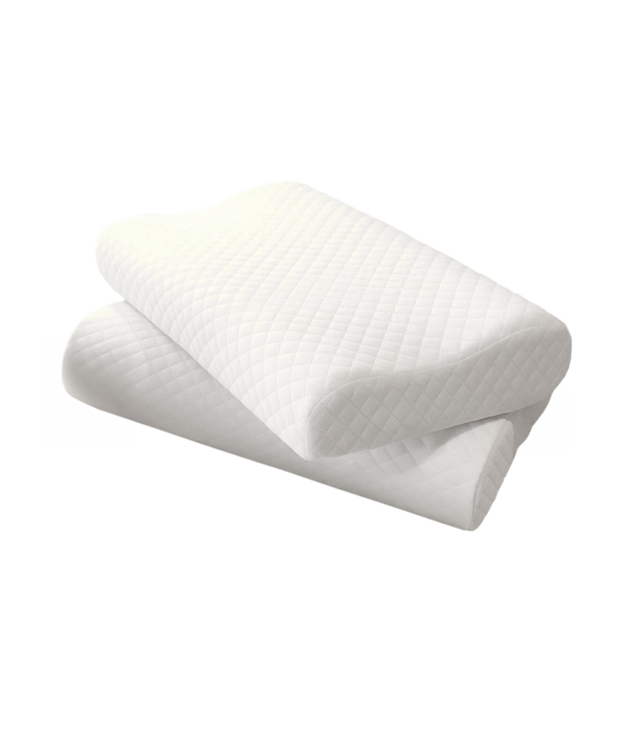 Rolomate Memory Contour Pillow – Ergonomic Neck Support Pillow with Memory Foam