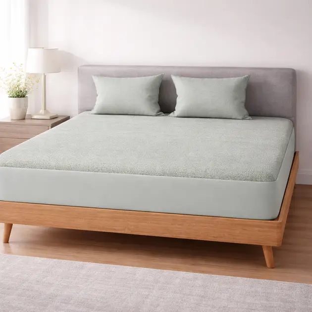 Rolomate SoftGuard Mattress Protector – Waterproof, Leak-Proof & Ultra-Soft Fabric Cover