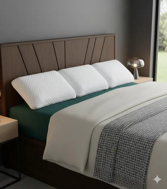 Rolomate Cloud Memory Foam Pillow – 5-Inch Thick Soft Support Pillow